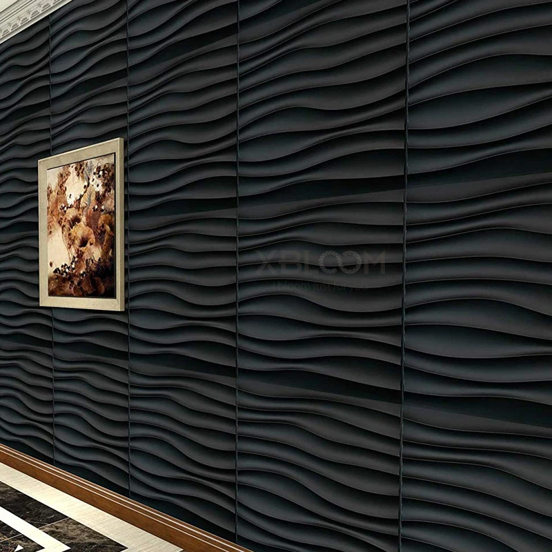 12 ชิ้น แผ่นติดผนัง 3 มิติ สีท - Pvc Panel Background บทวิจารณ์และราคา