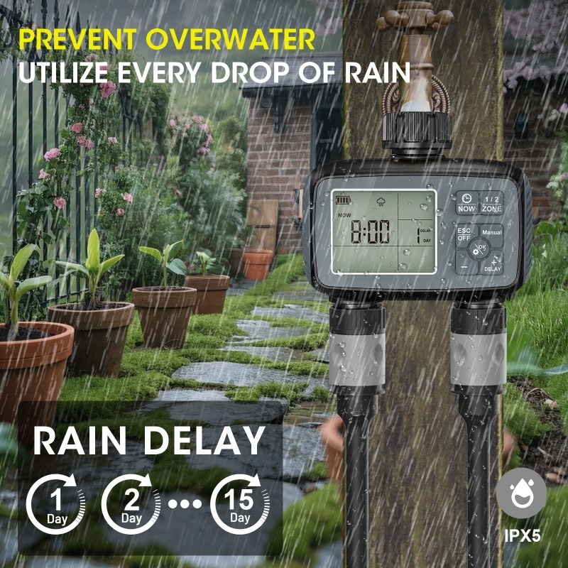 ตัวตั้งเวลาสำหรับระบบชลประทานอ - Timer Dual Outlet บทวิจารณ์และราคา
